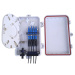 mini FTTx Termination Box 4 fibers Wall Mount Fiber Termination Box Small Terminal Box