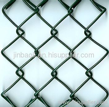 PVC Coated Chain Link Fence plastic coated chain link fence