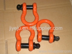 drop forged Bow type anchor shackle