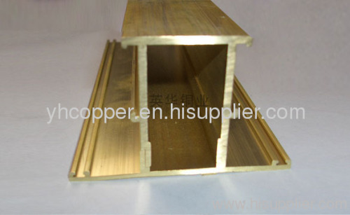 Copper decorative profiles extruded into different shape and lengths