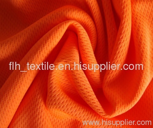 100% polyester knitting mesh fabric for T shirt sportwear football wear