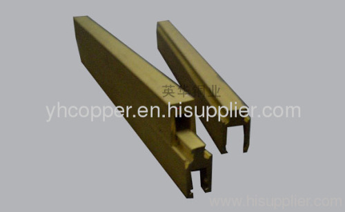 Copper electronic components ,is made of brass extruded profiles,cross-sectional dimension range of 5mm to 180mm