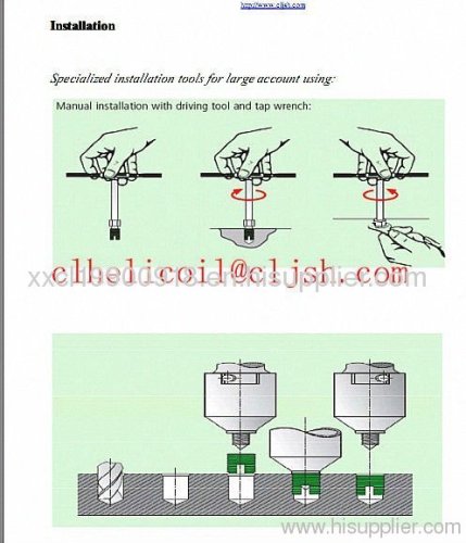 How to insert/installation(buy) helicoils?