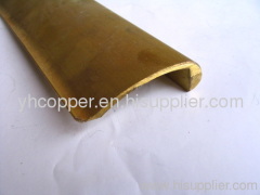 different shape brass cross section