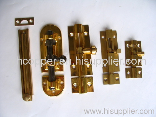 Brass extrusion door bolt