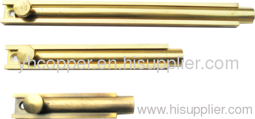 Copper profiles extruded solid door bolt