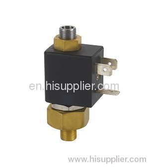 2way brass IP65 water gas oil direct acting miniature magnetic Valve