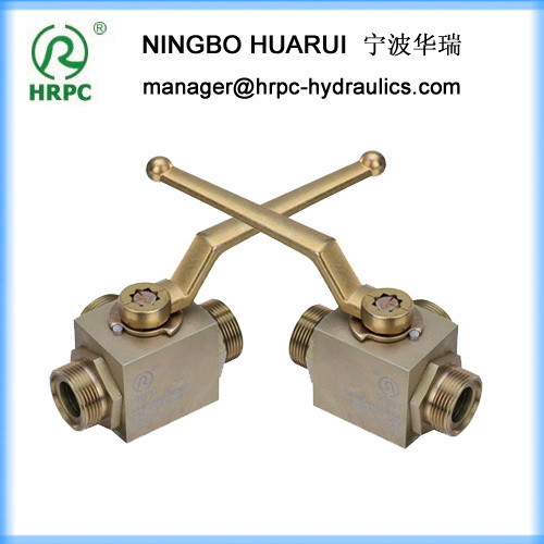 male threaded three way manual ball valve