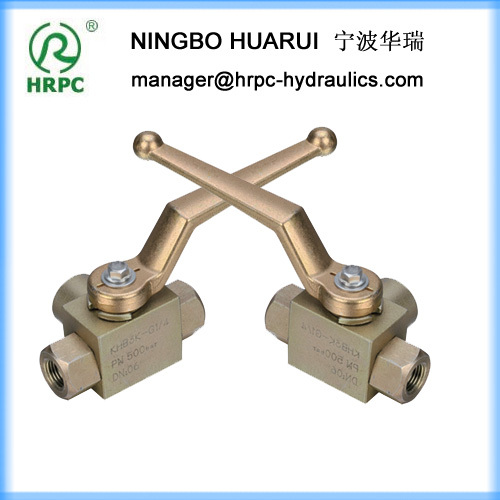 3 way high pressure female /male 2" threaded ball valve used for construction or agriculture