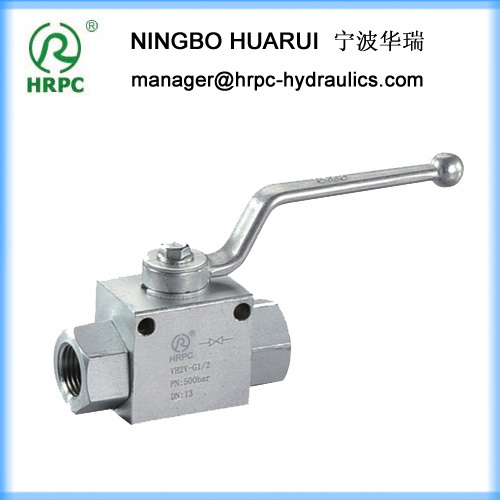 SAE 8 thread female port 2 way Industrial Valve with mounting holes