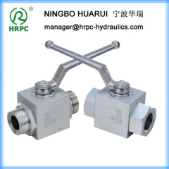 male thread high pressure ball valve of China