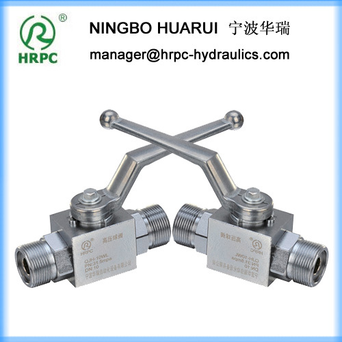 hydraulic 2way domestic standard 315bar high pressure globe stop ball valve