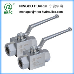 hydraulic components ball valve in thread connection