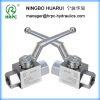 stainless steel 2 way high pressure female gas globe stop valve/ball valve dn40mm