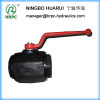 forged steel manual thread ball valve 4 with steel handle