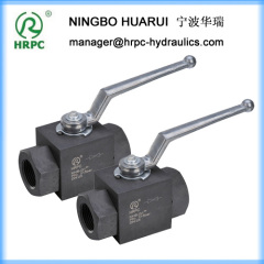 hydraulic systems manual thread ball valve in male-female
