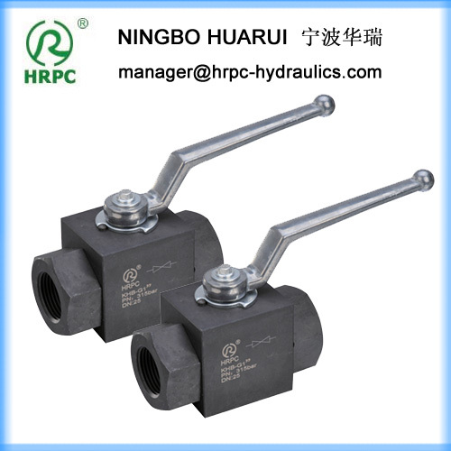 BKH series hydraulic systems manual thread ball valve