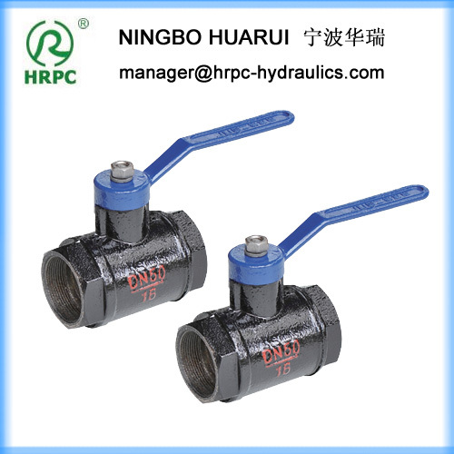 hydraulic fluid ball valve
