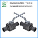 dn20 hydraulic ball valve in flanged SAE 420 bar or 210bar F6 or F3