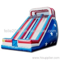 supper inflatable double slide