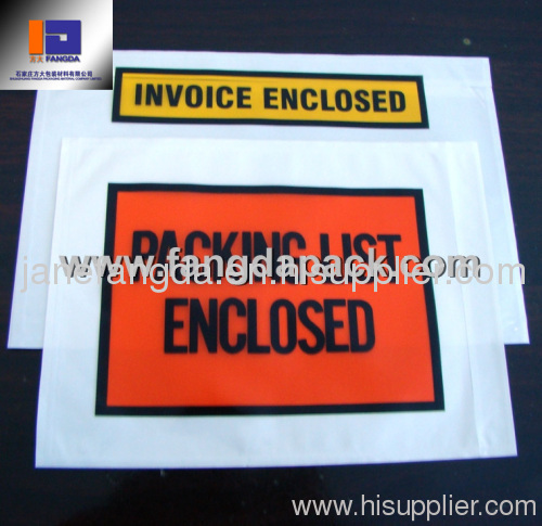 North American Wholesale Self- Adhesive Packing List Envelope