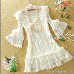 C33306 Lolita lace dress (white)