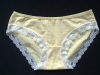 Super Comfy Cotton bikini with small lace trim