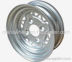 white tractors rims