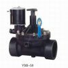 2 Way IP65 pilot opreatered water air liquid plastic solenoid valve