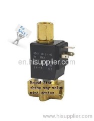 3 way solenoid valve 12v