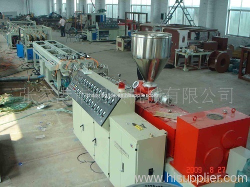 PVC four cavity pipe production line