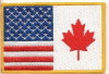 Embroidery flag patch