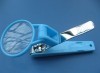 Nail clipper with magnifying glass