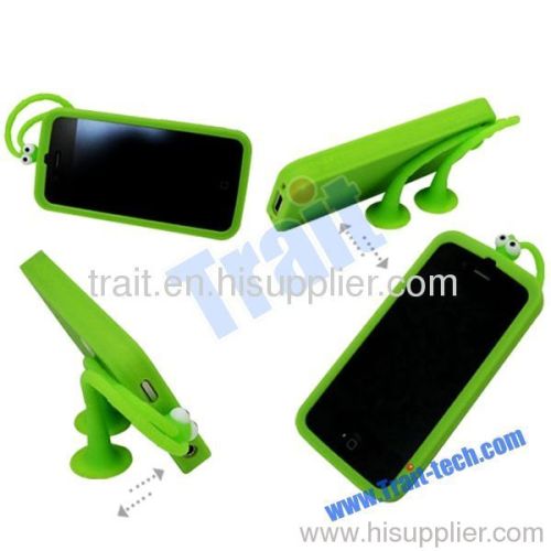 2012 New Golio/GUOGUO/Gampsocleis Inflata Uv Silicone Case for iPhone 4S/iPhone 4 (Green)