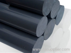 100% virgin PVC rods with white, grey, black color