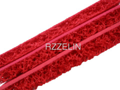 Welcome red outdoor mat