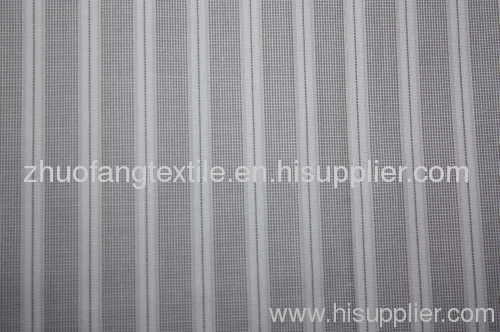 100%Cotton Yarn Dyed Gray Stripe Woven Fabric For Garment