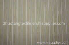 100%Cotton Yarn Dyed Yellow Stripe Fabric For Garment