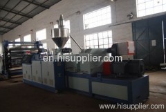 PVC plate extrusion line