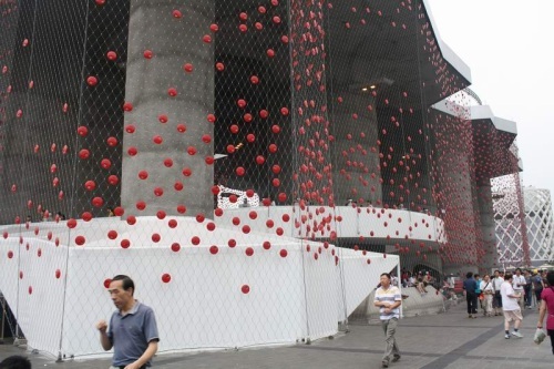 stainless steel rope mesh for the Expo Pavilion