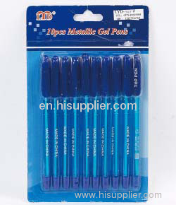 10pcs Plastic Ball Point Pen Sets