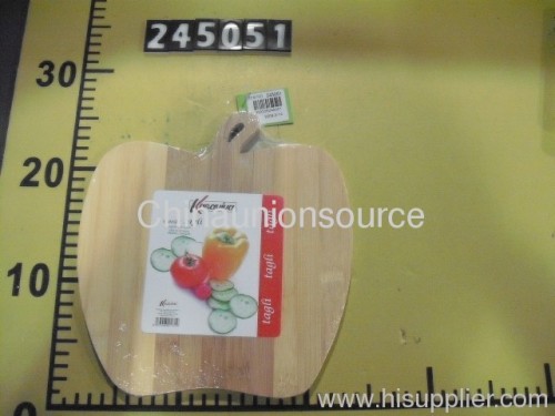 Apple Shape Bamboo Cutting Board