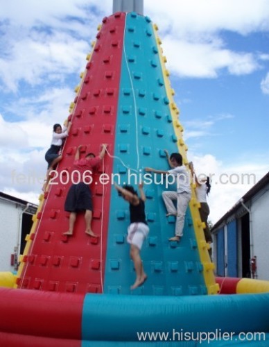 Giant Inflatable Climb Wall With Colors