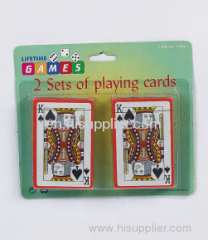 2pcs Playing Card Poker Set