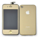 For iphone 4G/4S Colour Plating Mirror LCD Digitizer Back Housing Full Assembly