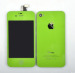 For iphone 4G/4S Colour Plating Mirror LCD Digitizer Back Housing Full Assembly