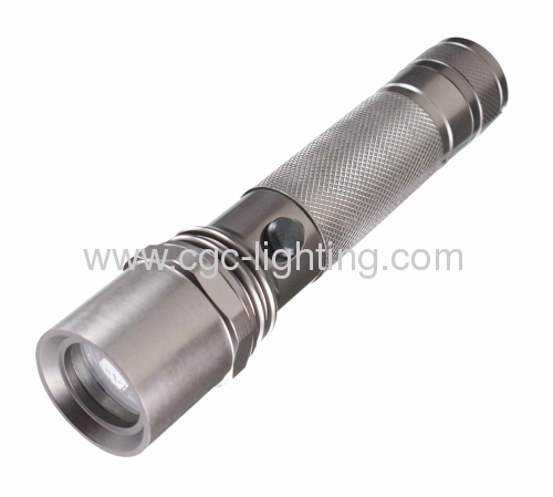 3W High Power Rechargeable Aluminum LED Torch Flashlights