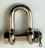 stainless steel Dee shackle with safe pin