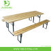 Wooden Beer Folding Table and Bench