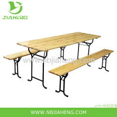 Foldable Wooden Beer Table Set